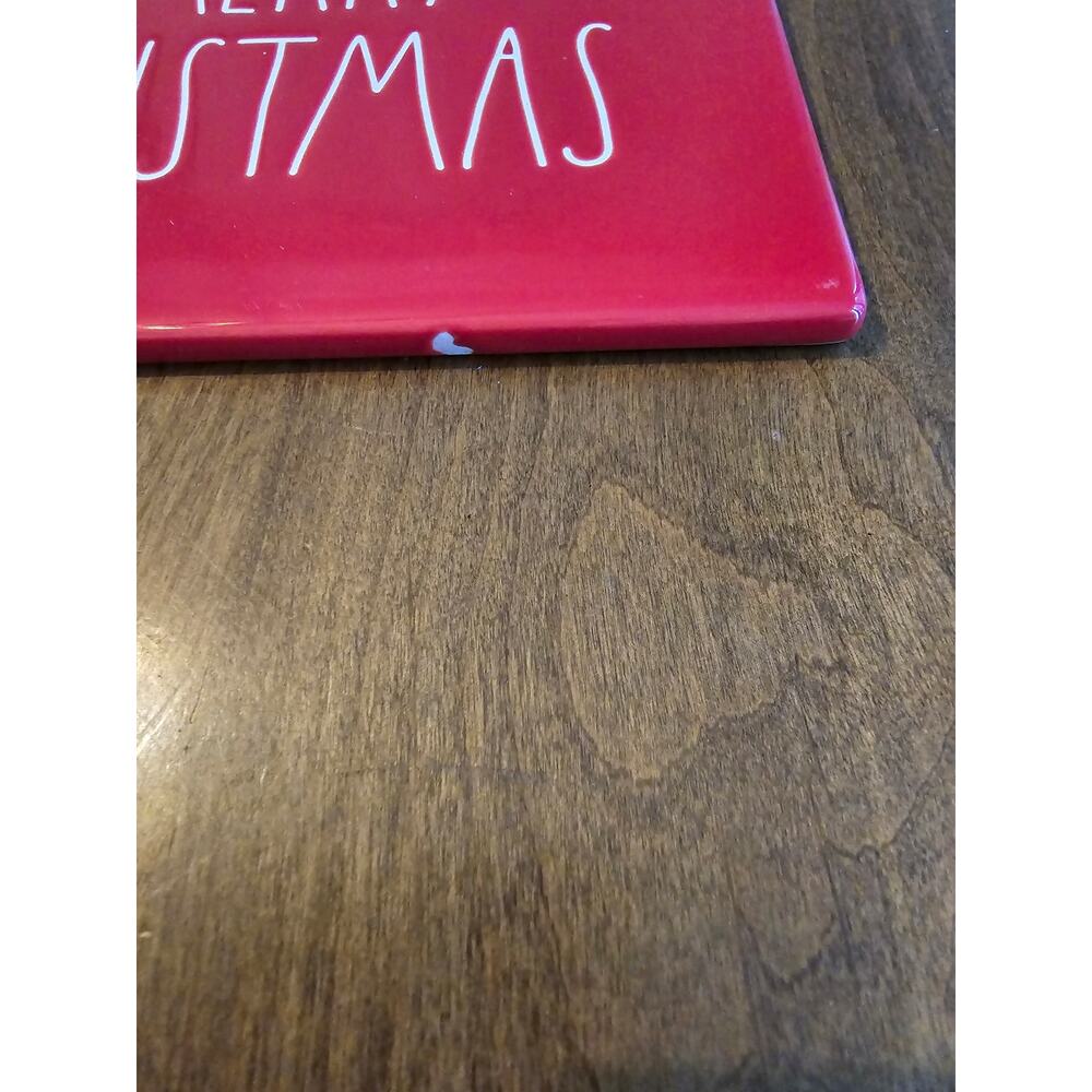 Rae Dunn "Merry Christmas" Hanging Sign Plaque - Picture 3 of 3
